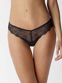 WONDERBRA BRAZILIAN - Dámske krajkové nohavičky - čierna