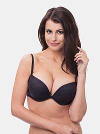 WONDERBRA FULL EFFECT PLAIN BRA - Hladká podprsenka s push-up efektem - černá