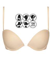 WONDERBRA MULTIWAY BRA - Podprsenka s mnohými možnosťami ramienok - nude