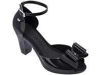 Zaxy čierne topánky na podpätku Diva Top Sandal Fem Black