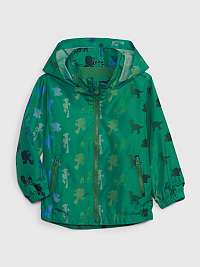 Zelená chlapčenská bunda GAP Disney s kapucňou