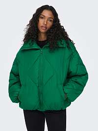 Zelená dámska zimná oversize bunda ONLY Tamara