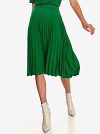 Zelená plisovaná sukňa TOP SECRET