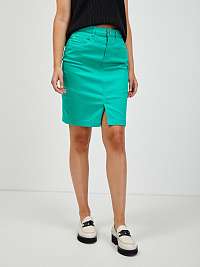 Zelená sukňa s krátkym rukávom ORSAY