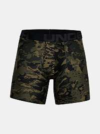 Zelené boxerky Under Armour UA Tech 6in Novelty 2 Pack