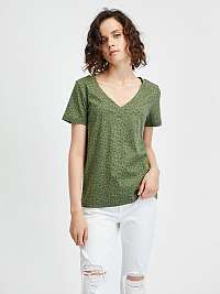 Zelené dámske vzorované tričko GAP