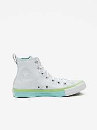 Zeleno-biele dámske členkové tenisky Converse Chuck Taylor All Star