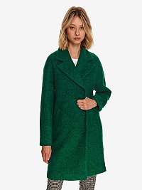 Zelený dámsky vlnený kabát TOP SECRET