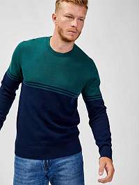 Zelený pánsky bavlnený pletený sveter GAP