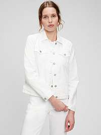 Ženy - Džínsová bunda otpic white Biela