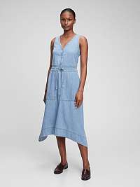 Ženy - Džínsové šaty midi Washwell Modrá