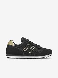 Zlato-čierne dámske semišové topánky New Balance3