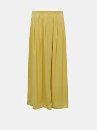 Žltá midi sukňa ONLY Sue