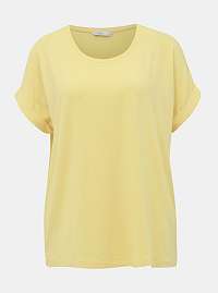 Žlté basic tričko ONLY Moster