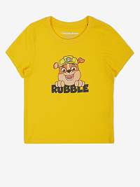 Žlté chlapčenské tričko Fusakle Patrol Rubble
