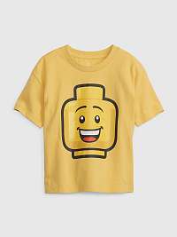 Žlté chlapčenské tričko organic GAP LEGO
