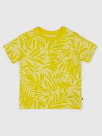 Žlté chlapčenské vzorované tričko GAP