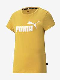 Žlté dámske tričko Puma Ess Logo Tee