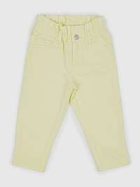 Žlté dievčenské džínsy GAP Mom Stretch