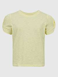 Žlté dievčenské tričko GAP twist