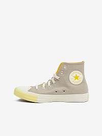 Žlto-béžové dámske členkové tenisky Converse Chuck Taylor All Star