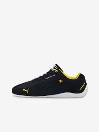Žlto-čierne športové tenisky so semišovými detailmi Puma Speedcat
