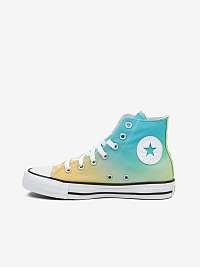 Žlto-zelené dámske členkové tenisky Converse Chuck Taylor All Star Gradient Heat