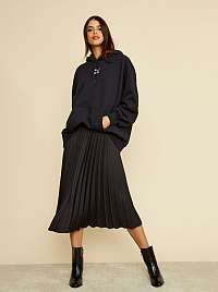 ZOOT čierne plisovaná midi sukňa Kate