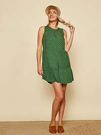 ZOOT zelené bodkované šaty Mira