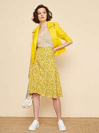 ZOOT žltá vzorovaná sukňa Kailyn