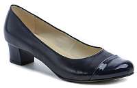 De plus 9562-4052 tmavo modré dámske nadmerné lodičky