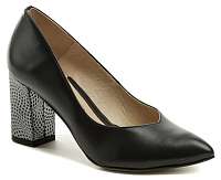 emisi SK7167-896 modré dámske lodičky na podpätku