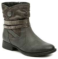 Jana 8-25465-21 šedé dámske zimný topánky šírka H