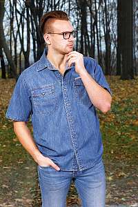 MATY - pánska rifľová košeľa 179