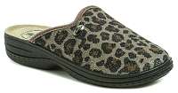 Medi Line4 hnedé leopard dámske zdravotné papuče