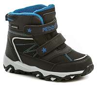 Peddy P3-631-37-10 čierno modré detské zimný topánky