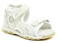 Slobby-0271-S6 biele detské sandálky