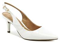 VIZZANO 1185.100 biele dámske lodičky s voľnú pätou