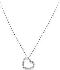 Amen Originálne strieborný náhrdelník so zirkónmi Love CLHE1