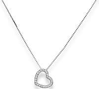 Amen Originálne strieborný náhrdelník so zirkónmi Love CLHE2