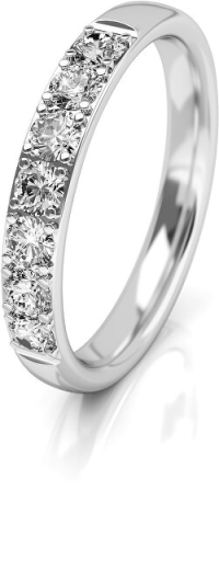Art Diamond Dámsky snubný prsteň z bieleho zlata so zirkónmi AUGDR015 mm