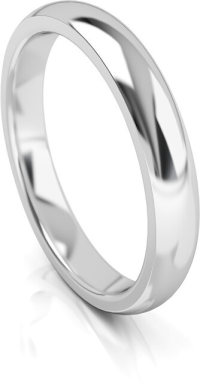 Art Diamond Pánsky snubný prsteň z bieleho zlata AUG314B 64 mm
