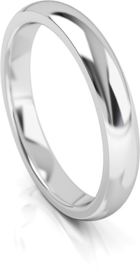 Art Diamond Pánsky snubný prsteň z bieleho zlata AUG314B 66 mm