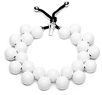 #ballsmania Originálne náhrdelník C206 11-4800 Bianco