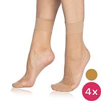 Bellinda Dámska sada silonkových ponožiek 4 Pack Fly Socks 15 Deň BE202025-230-U