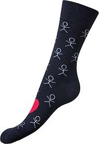 Bellinda Dámske ponožky La + Me Crazy Socks černá BE491004 -309-38