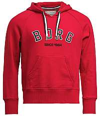 Björn Borg Pánska mikina Hood Borg Sport 1941-1061-40441 Jester Red M
