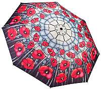 Blooming Brollies Dámsky dáždnik Poppies folding style