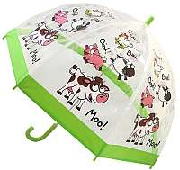 Blooming Brollies Detský priehľadný palicový dáždnik Buggz Kids Stuff Farm BUFARM