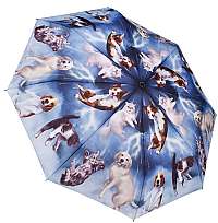 Blooming Brollies Skladací plne automatický dáždnik Raining Cats & Dogs Folding Umbrella GMFRCD
